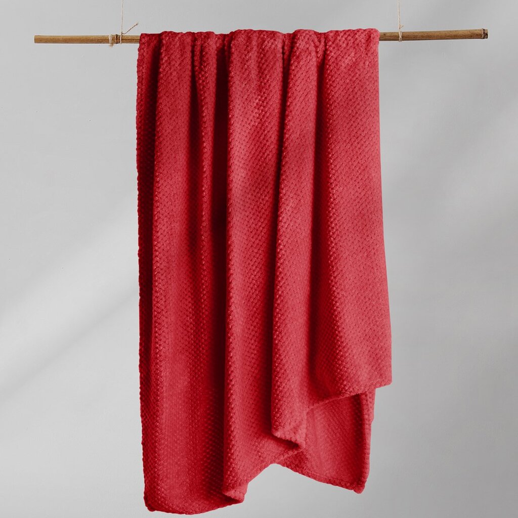 Pleed Henry 170 x 210 cm, punane цена и информация | Pleedid, voodikatted ja päevatekid | hansapost.ee
