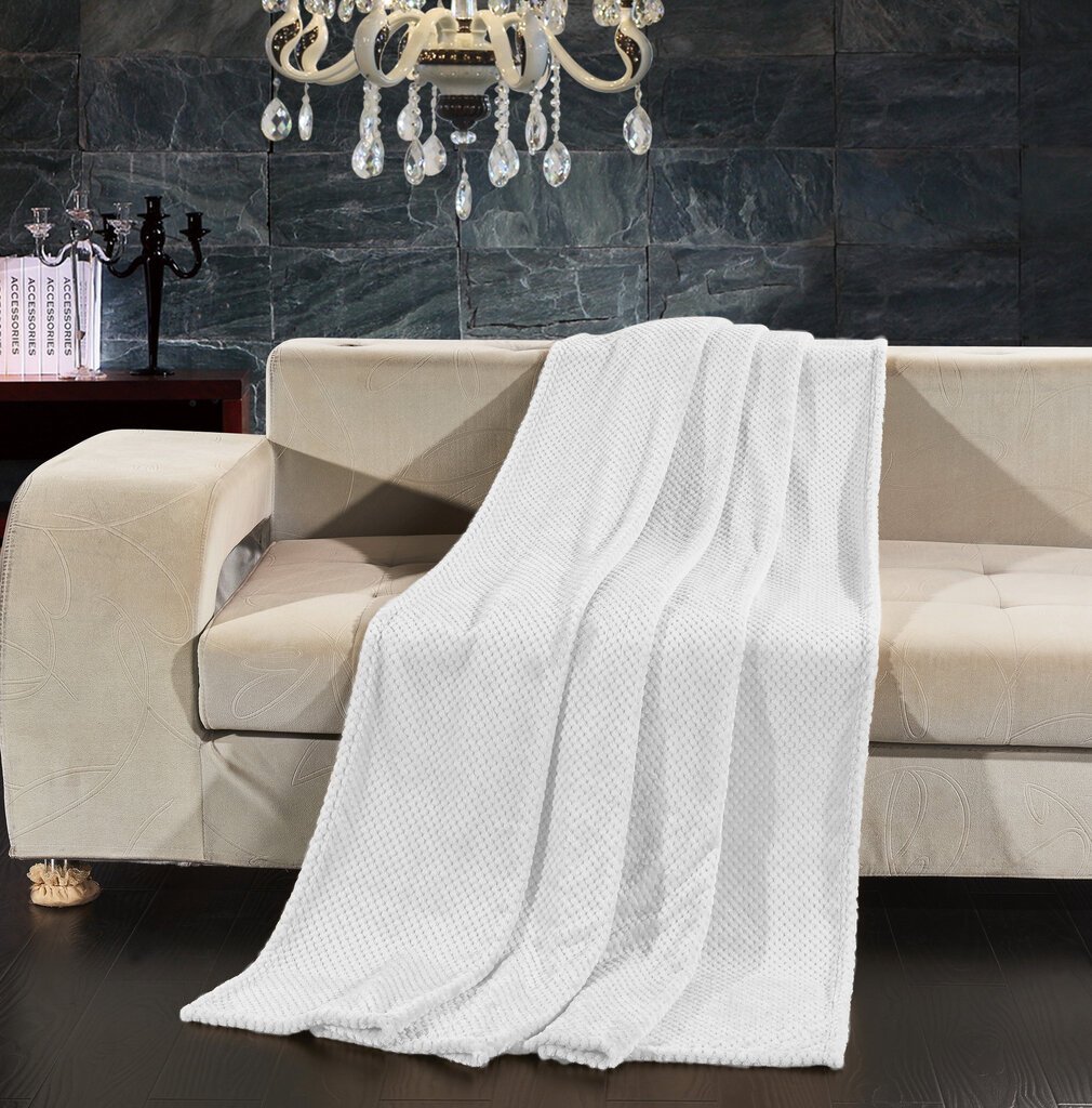 ​Mikrokiust pleed Henry White, 70x150 cm price and information | Pleedid, voodikatted ja päevatekid | hansapost.ee