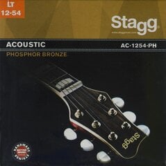 Akustilise kitarri keeled Stagg AC-1254-PH Phosphor Bronze 0.012 - 0.054 hind ja info | Muusikainstrumentide tarvikud | hansapost.ee