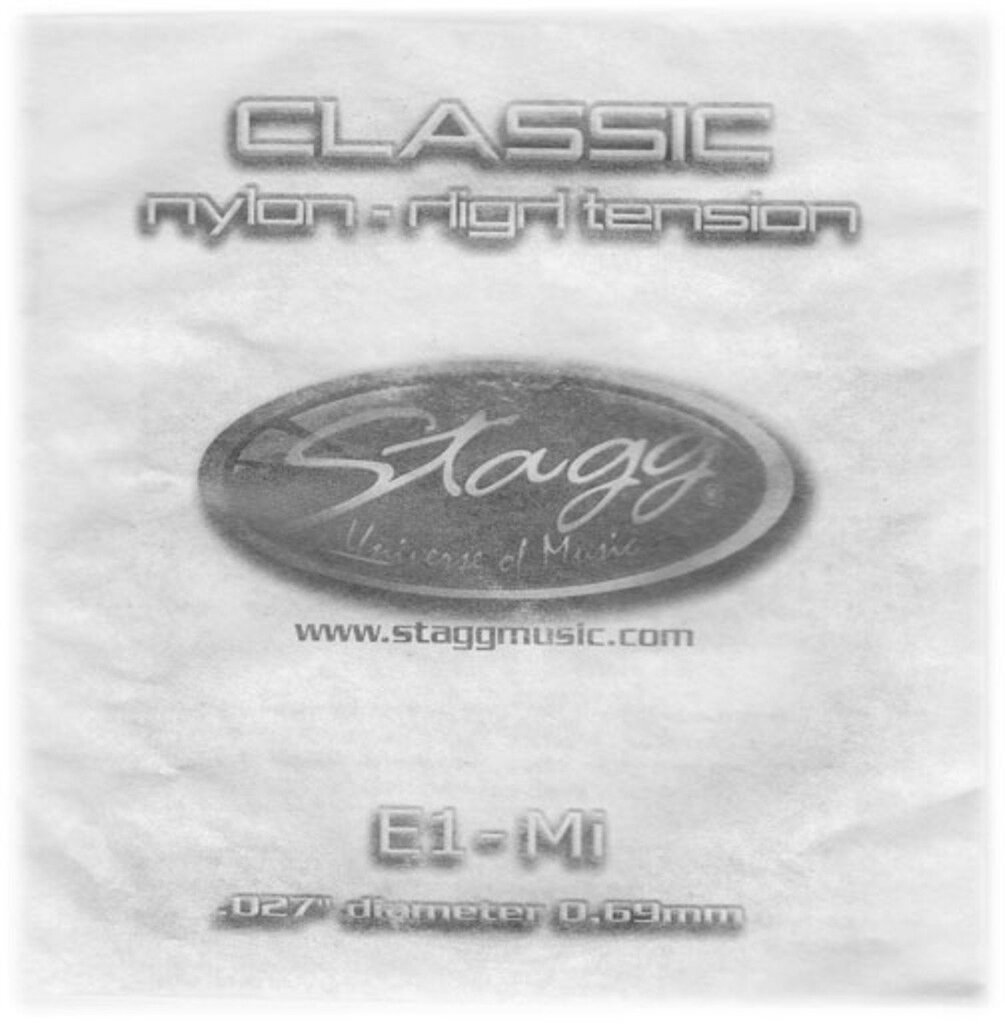 Kitarrikeel klassikalisele kitarrile Stagg CLN-B2N hind ja info | Muusikainstrumentide tarvikud | hansapost.ee