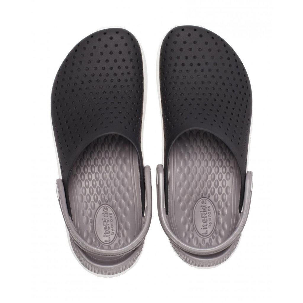 Crocs™ laste jalanõud LITERIDE, must-hall hind ja info | Kummijalatsid lastele | hansapost.ee