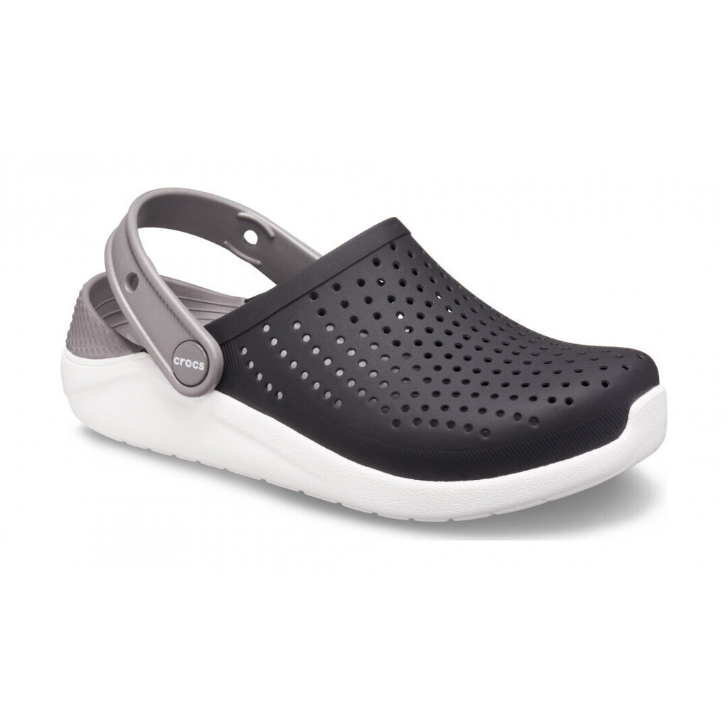 Crocs™ laste jalanõud LITERIDE, must-hall цена и информация | Kummijalatsid lastele | hansapost.ee