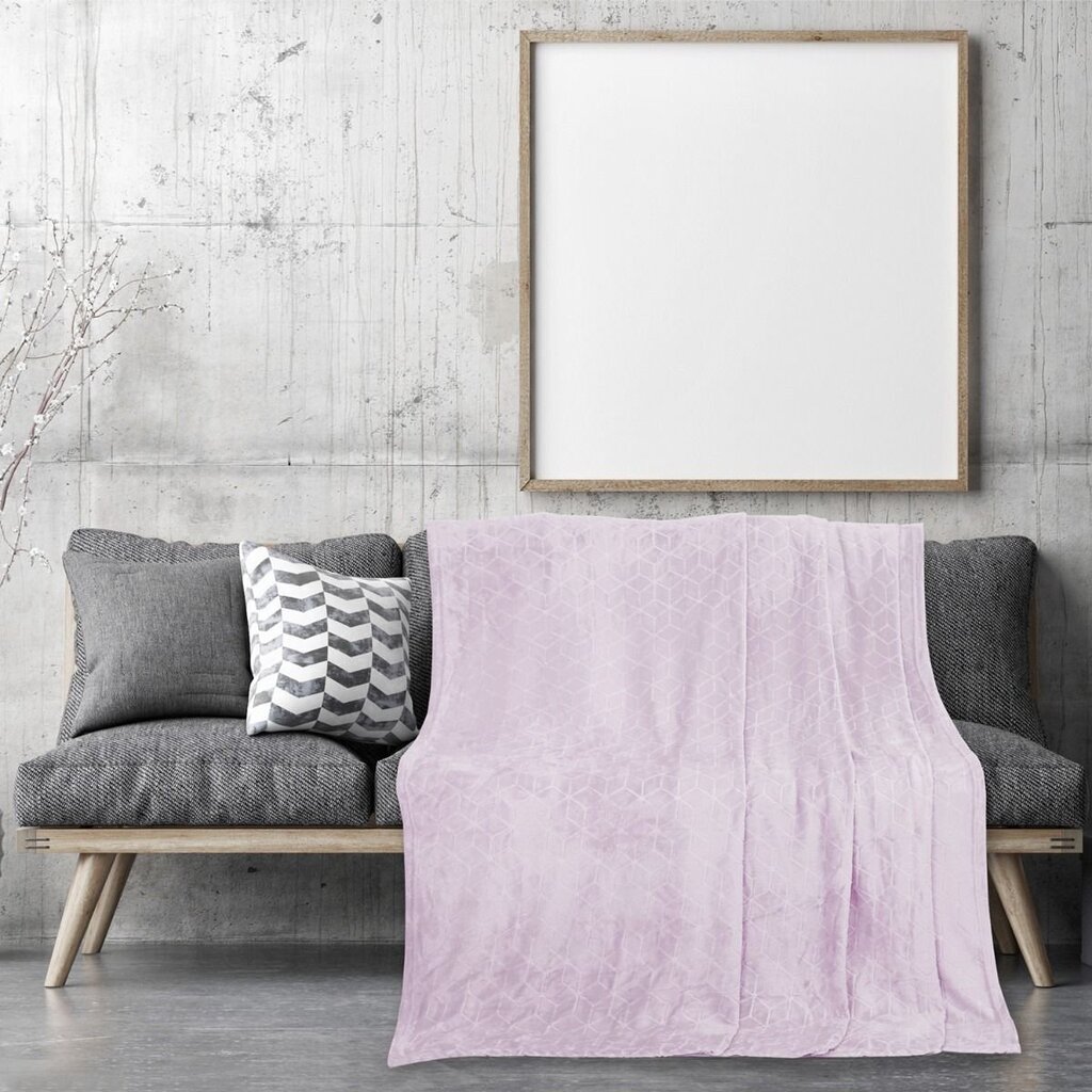 Amelia Home pleed Nessa Powderpink, 220x240 cm цена и информация | Pleedid, voodikatted ja päevatekid | hansapost.ee