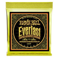 Akustilise kitarri keeled Ernie Ball Everlast Light Bronze 0.011 - 0.052 hind ja info | Muusikainstrumentide tarvikud | hansapost.ee