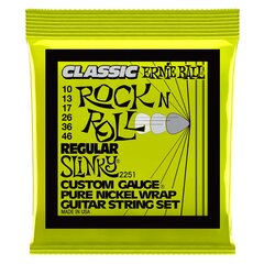 Keeled elektrilisele kitarrile Ernie Ball Classic Rock'n'Roll Regular Slinky 10-46 hind ja info | Muusikainstrumentide tarvikud | hansapost.ee