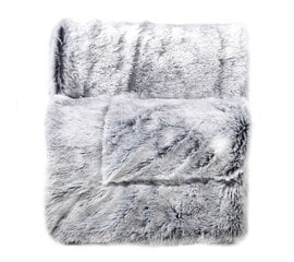 Douceur d'Intérieur pleed Antartic, hall, 125 x 150 cm hind ja info | Pleedid, voodikatted ja päevatekid | hansapost.ee