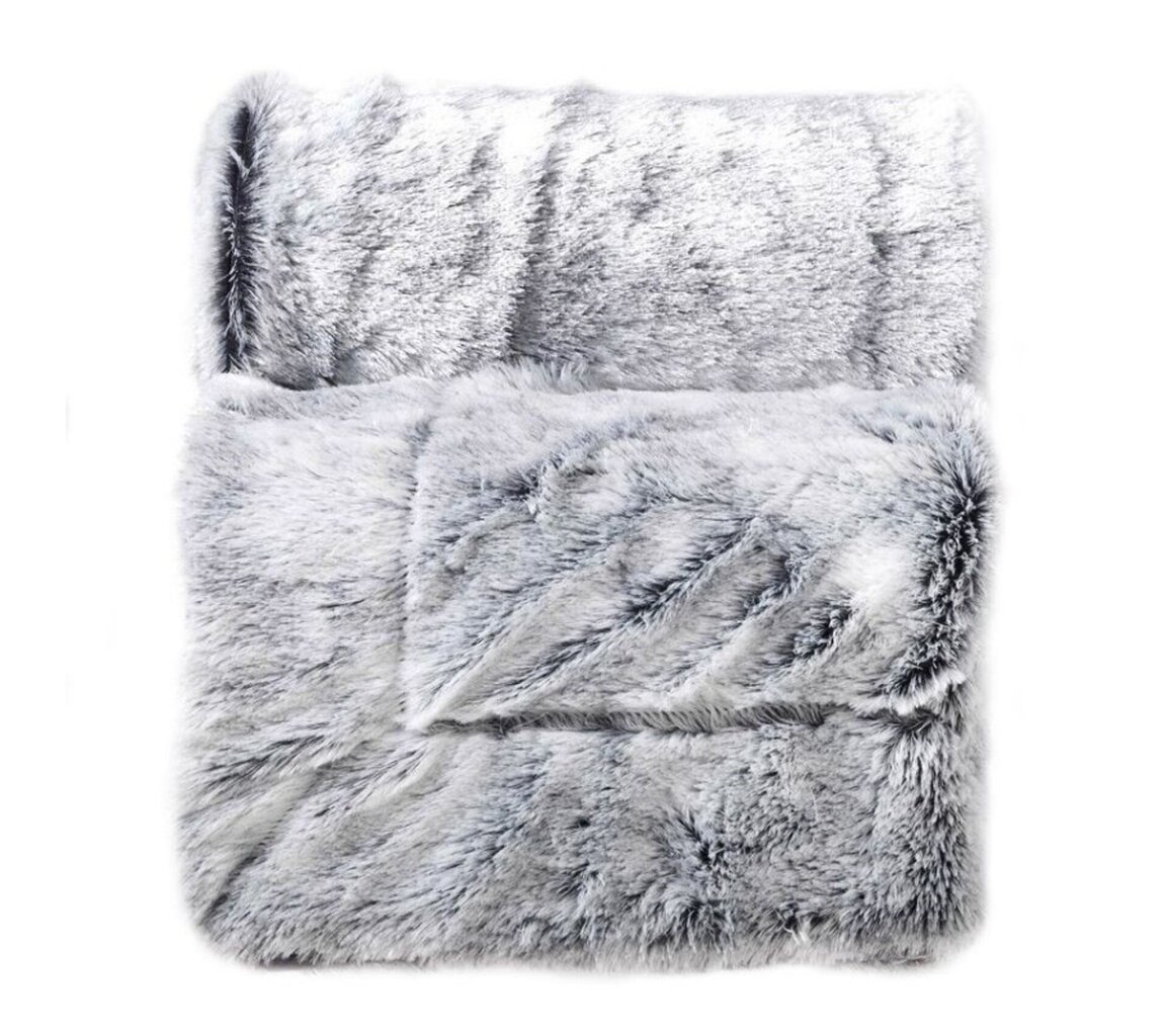 Douceur d'Intérieur pleed Antartic, hall, 125 x 150 cm цена и информация | Pleedid, voodikatted ja päevatekid | hansapost.ee