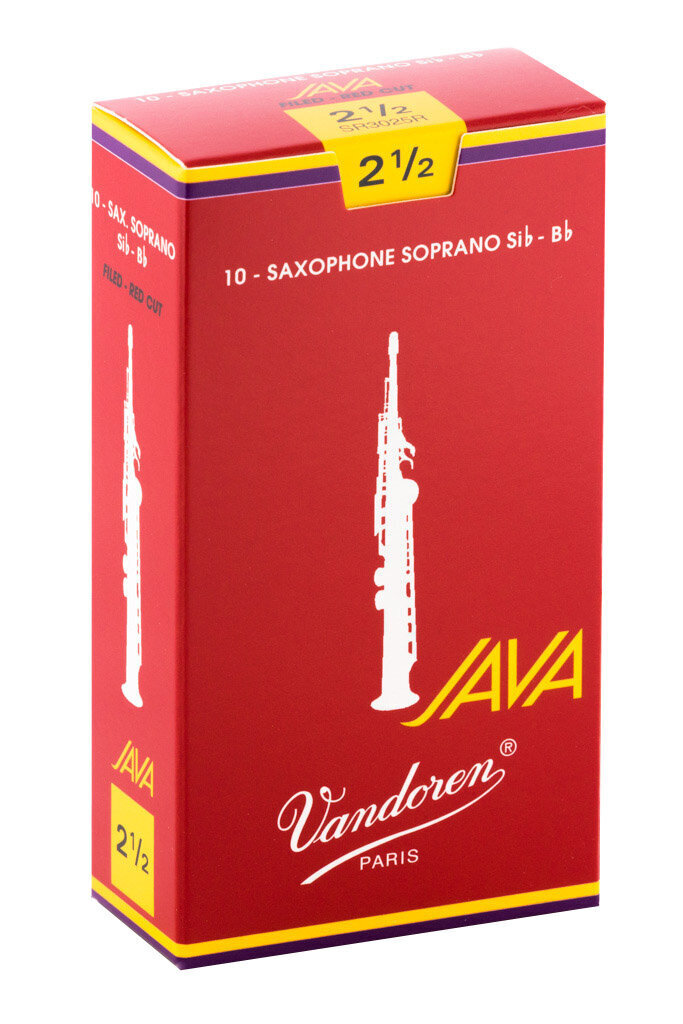 Keel sopransaksofonile Vandoren Java Red SR3025R Nr. 2.5 цена и информация | Muusikainstrumentide tarvikud | hansapost.ee