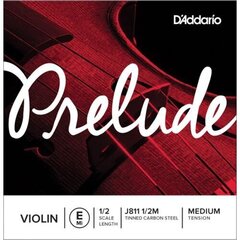 Струна для скрипки J811 1/2M D'Addario Prelude цена и информация | D'Addario Аудио- и видеоаппаратура | hansapost.ee