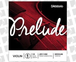 Струна для скрипки J811 1/4M D'Addario Prelude цена и информация | D'Addario Бытовая техника и электроника | hansapost.ee