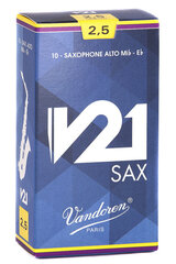 Keel altsaksofonile Vandoren V21 SR8125 Nr. 2.5 hind ja info | Vandoren Video- ja audiotehnika | hansapost.ee