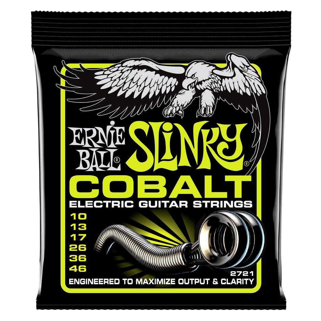 Elektrikitarr Stygos Ernie Ball P02721 Regular Slinky Cobalt 10-46 hind ja info | Muusikainstrumentide tarvikud | hansapost.ee