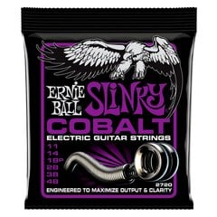 Струны для электрогитары Ernie Ball P02720 Power Slinky Cobalt 11-48 цена и информация | Принадлежности для музыкальных инструментов | hansapost.ee