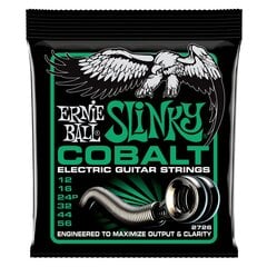 Струны для электрогитары Ernie Ball P02726 Not Even Slinky Cobalt 12-56 цена и информация | Принадлежности для музыкальных инструментов | hansapost.ee