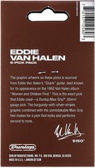 Комплект медиаторов Dunlop EVH Shark Guitar EVHP07 цена и информация | Принадлежности для музыкальных инструментов | hansapost.ee