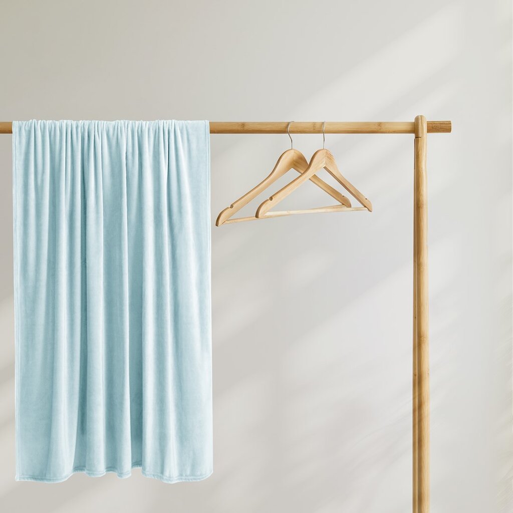 Mikrofiiber pleed MIC Babyblue, 70x150 cm hind ja info | Pleedid, voodikatted ja päevatekid | hansapost.ee