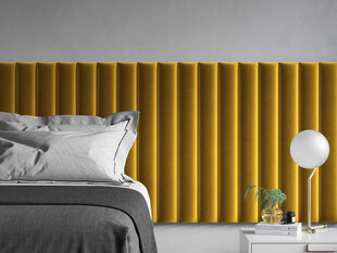 Мягкие настенные панели, 3 шт., Mazzini Sofas Eustoma R1, желтые цена и информация | Мягкие стеновые панели | hansapost.ee