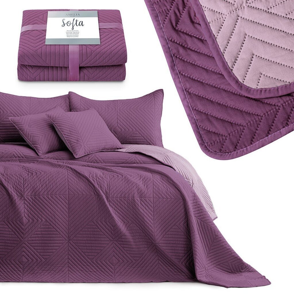 Kahepoolne voodikate Amelia Home Softa, 260x280 cm цена и информация | Pleedid, voodikatted ja päevatekid | hansapost.ee