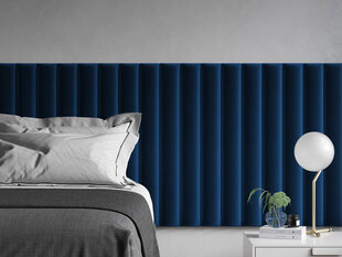 Мягкие настенные панели, 3 шт., Mazzini Sofas Eustoma R6, темно-синие цена и информация | Мягкие стеновые панели | hansapost.ee