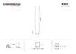 Pehmed seinapaneelid, 3 tk., Cosmopolitan Design Knox R3, helebeež цена и информация | Pehmed seinapaneelid | hansapost.ee