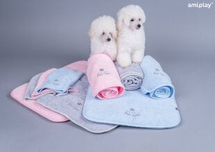 Amiplay полотенце с карманом SPA Pink, S цена и информация | Средства по уходу за животными | hansapost.ee