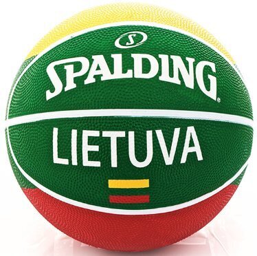 Krepšinio kamuolys Spalding RBR Lietuva цена и информация | Korvpallid | hansapost.ee