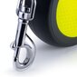 Flexi automaatne rihm Neon New Classic XS, kollane, 3 m hind ja info | Jalutusrihmad koertele | hansapost.ee