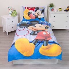 Voodipesukomplekt Mickey 140 x 200 cm + padjapüür 70 x 90 cm price and information | Children's bed linen | hansapost.ee