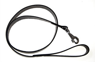 Amibelle поводок кожаный черный, ширина 2 см, длина 120 см цена и информация | Поводки для собак | hansapost.ee