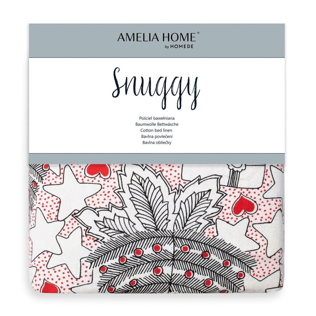 AmeliaHome voodipesukomplekt Snuggy Merry 200x220, 3-osaline цена и информация | Voodipesukomplektid | hansapost.ee