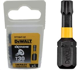 Набор ударных вращающихся насадок Dewalt DT7384T-QZ, 5 шт. цена и информация | Dewalt Сантехника, ремонт, вентиляция | hansapost.ee