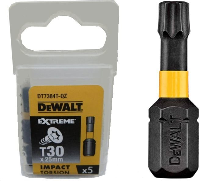 Otsikute komplekt Dewalt DT7384T-QZ, 5 tk hind ja info | Käsitööriistad | hansapost.ee