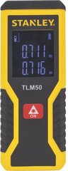 Laserkaugusmõõtur Stanley TLM50 0,15-15m (STHT1-77409) hind ja info | Käsitööriistad | hansapost.ee