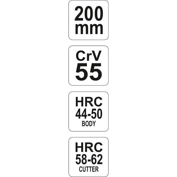 Universaalsed tangid Yato CrV 200mm (YT-1942) цена и информация | Käsitööriistad | hansapost.ee