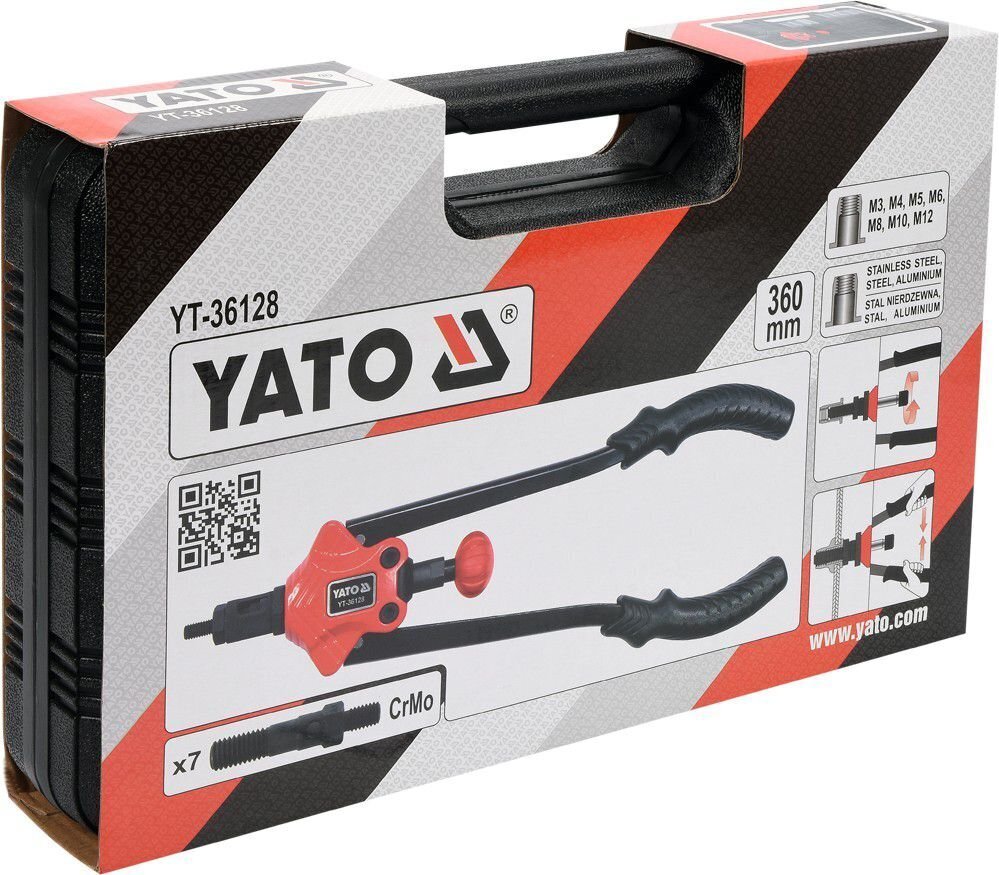 Mutterneeditangid Yato 360mm (YT-36128) hind ja info | Käsitööriistad | hansapost.ee