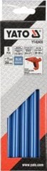 Kuumaliimipulgad, sinised 11,2 x 200mm, 5 tk (YT-82435) hind ja info | Käsitööriistad | hansapost.ee
