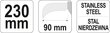 Nuga ruberoid Yato 230 mm (YT-7620) цена и информация | Käsitööriistad | hansapost.ee