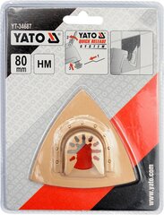 Аксессуар для многофункционального устройства HM треугольник, для бетона, керамики Yato (YT-34687) цена и информация | Механические инструменты | hansapost.ee