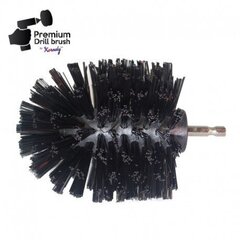 Профессиональная чистящая щетка Premium Drill Brush by Kornely, очень жесткая, черная цена и информация | Drill Brush Инструменты | hansapost.ee