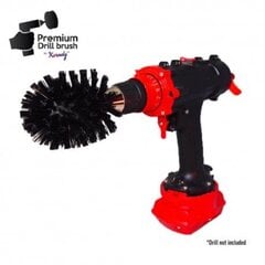 Профессиональная чистящая щетка Premium Drill Brush by Kornely, очень жесткая, черная цена и информация | Механические инструменты | hansapost.ee