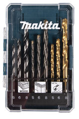 Puuride komplekt Makita D-71962, 9 tk hind ja info | Käsitööriistad | hansapost.ee
