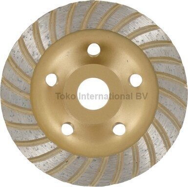 Betooni teemantlihvketas 125mm TURBO Toko (73554) hind ja info | Käsitööriistad | hansapost.ee