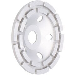 Алмазный шлифовальный диск для бетона, двухсегментный Faster Tools 125 мм (7086) цена и информация | Механические инструменты | hansapost.ee