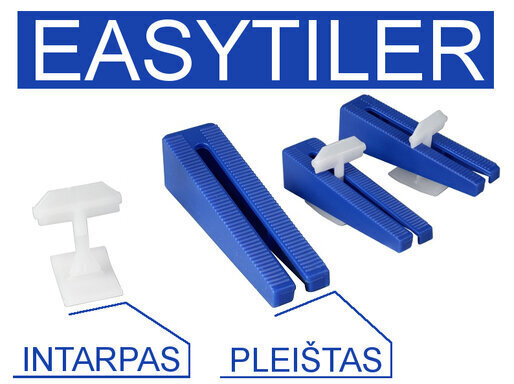 Kiilud Easytiler plaatide tasandussüsteemile 3mm 200tk. (199077) цена и информация | Käsitööriistad | hansapost.ee