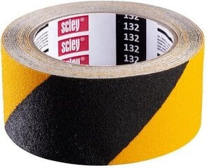 Libisemiskindel teip Scley (0390-320548), 48 mm x 5 m, kollane/must hind ja info | Käsitööriistad | hansapost.ee