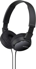Sony MDR-ZX110 Black hind ja info | Kõrvaklapid | hansapost.ee