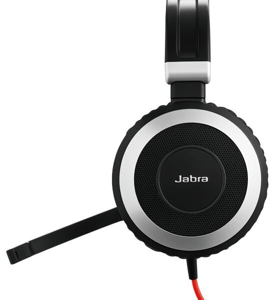 Jabra Evolve 80 UC Duo USB Black hind ja info | Kõrvaklapid | hansapost.ee
