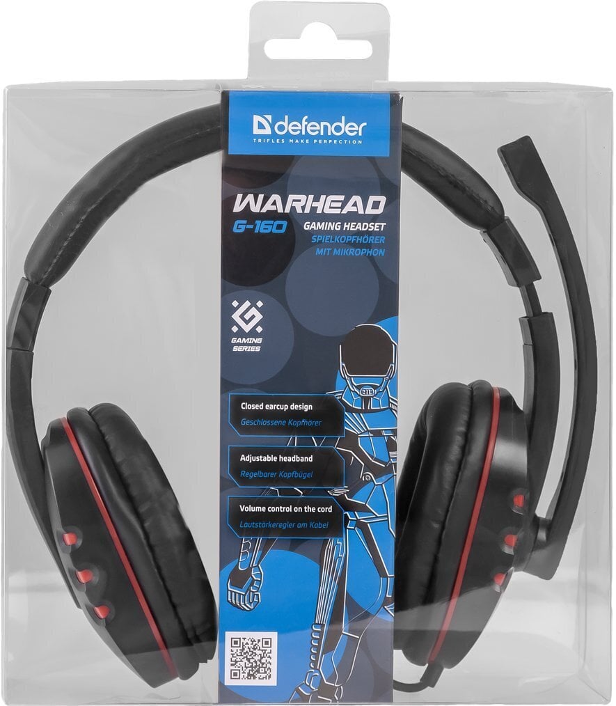 Defender Warhead HN-G160 Black hind ja info | Kõrvaklapid | hansapost.ee