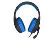 Juhtmega mänguri kõrvaklapid Natec Genesis Argon 200, must/sinine цена и информация | Kõrvaklapid | hansapost.ee