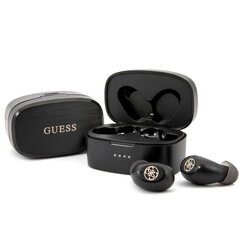 Беспроводные наушники Guess GUTWSJL4GBK True Stereo Bluetooth 5.0 Hi-Fi с HD Микр. и зарядным чехлом, черные цена и информация | Guess Внешние аксессуары для компьютеров | hansapost.ee